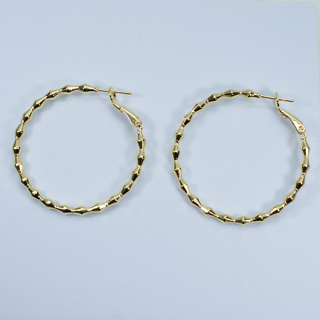 Beaded Hoops