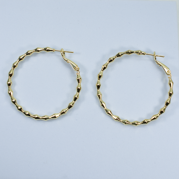 Beaded Hoops