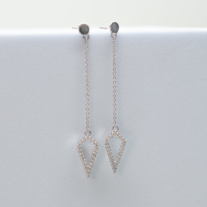 14k Gold | Addicted To Love Diamond Drop Earrings