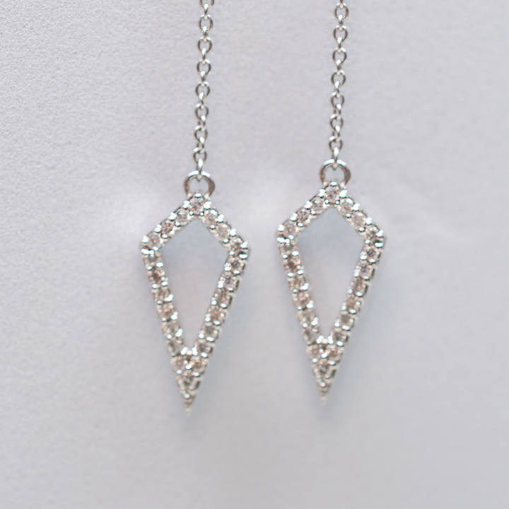 14k Gold | Addicted To Love Diamond Drop Earrings