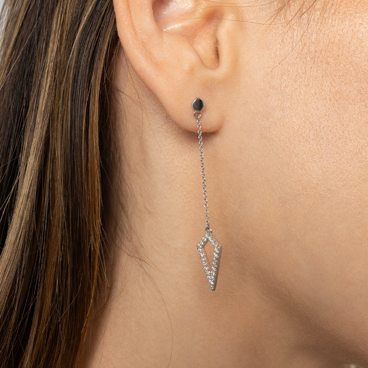 14k Gold | Addicted To Love Diamond Drop Earrings