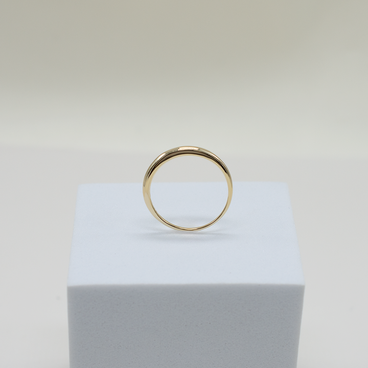 14k Gold | Be My Baby Dome Ring