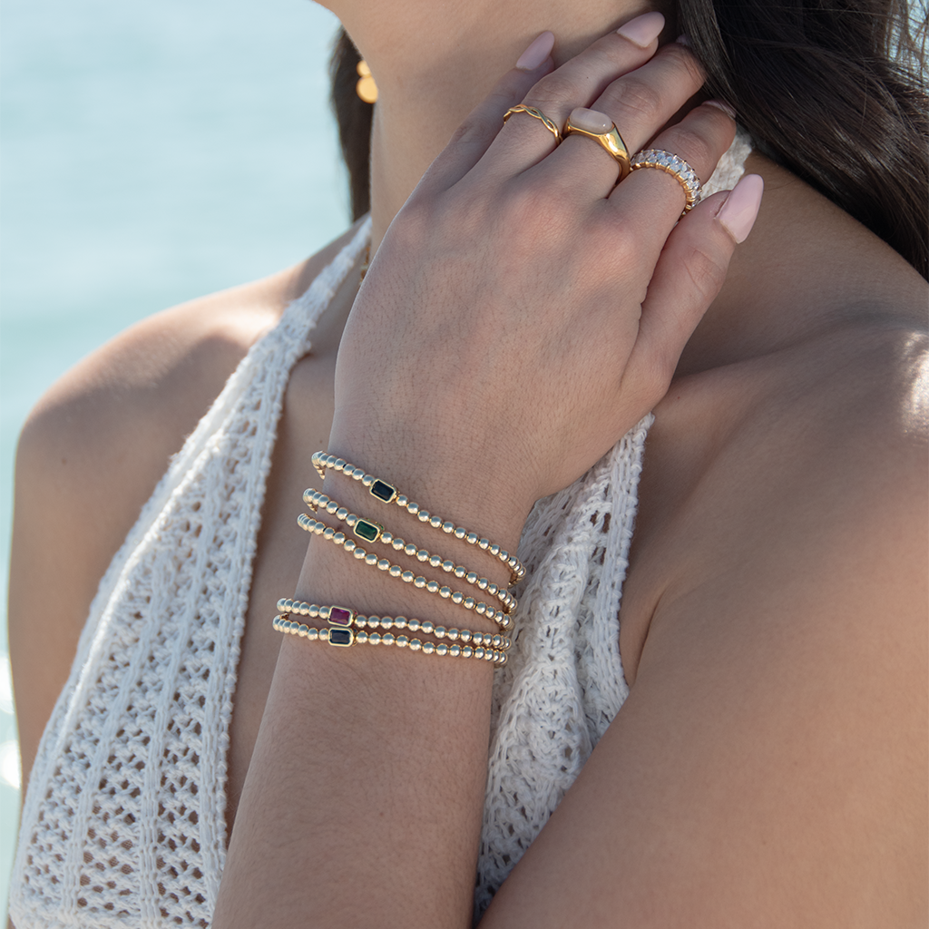Bejeweled Beaded Bracelet