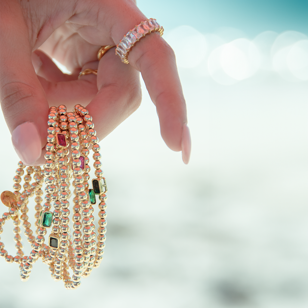 Bejeweled Beaded Bracelet
