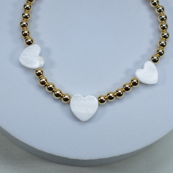 Cold Heart Beaded Bracelet