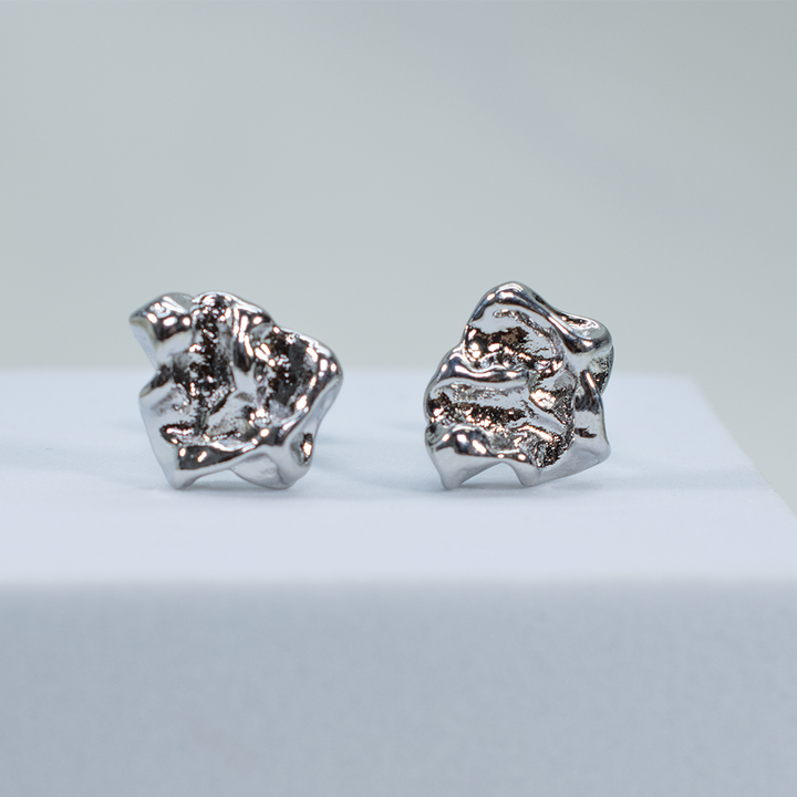 Gold Nugget Earrings