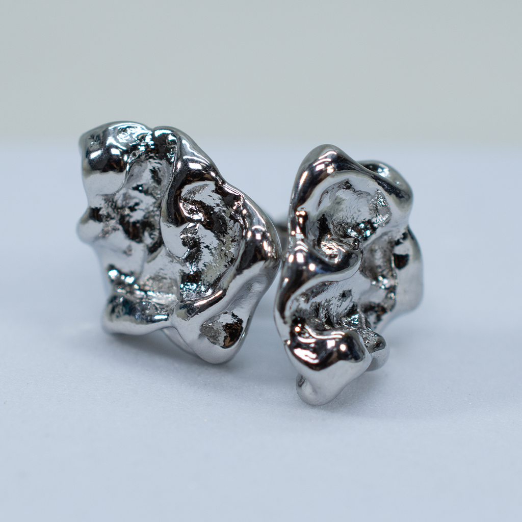 Gold Nugget Earrings