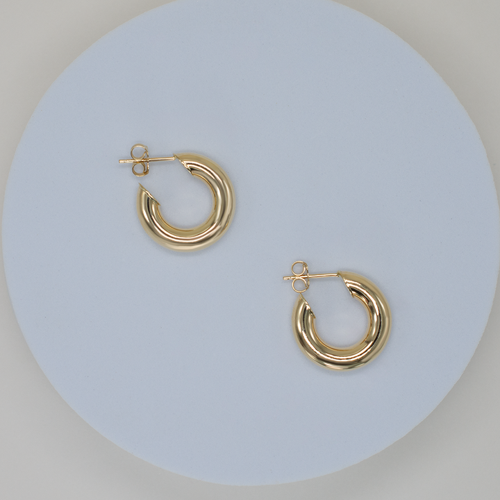 14k Gold | I Am Woman Hoops