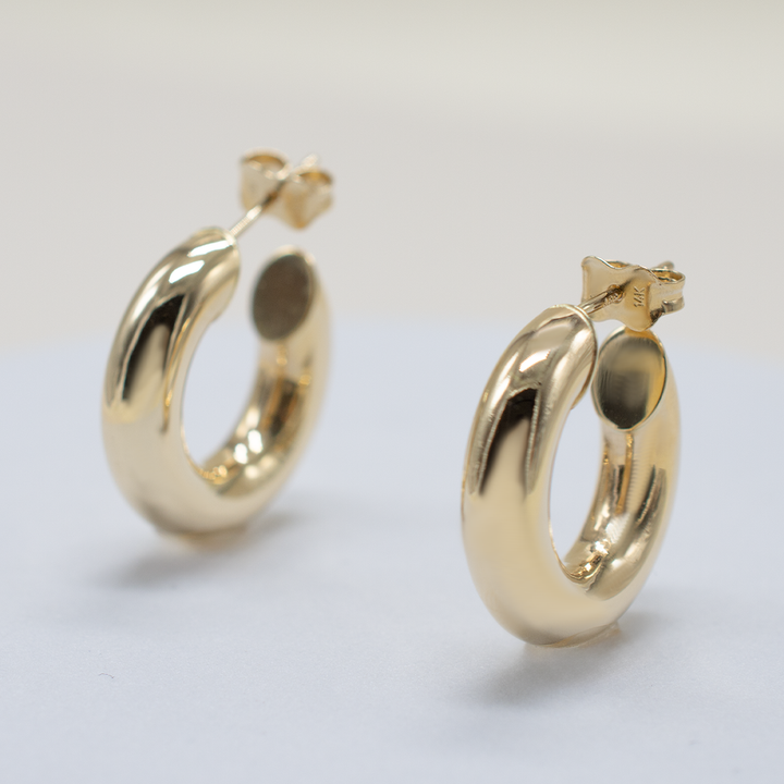 14k Gold | I Am Woman Hoops
