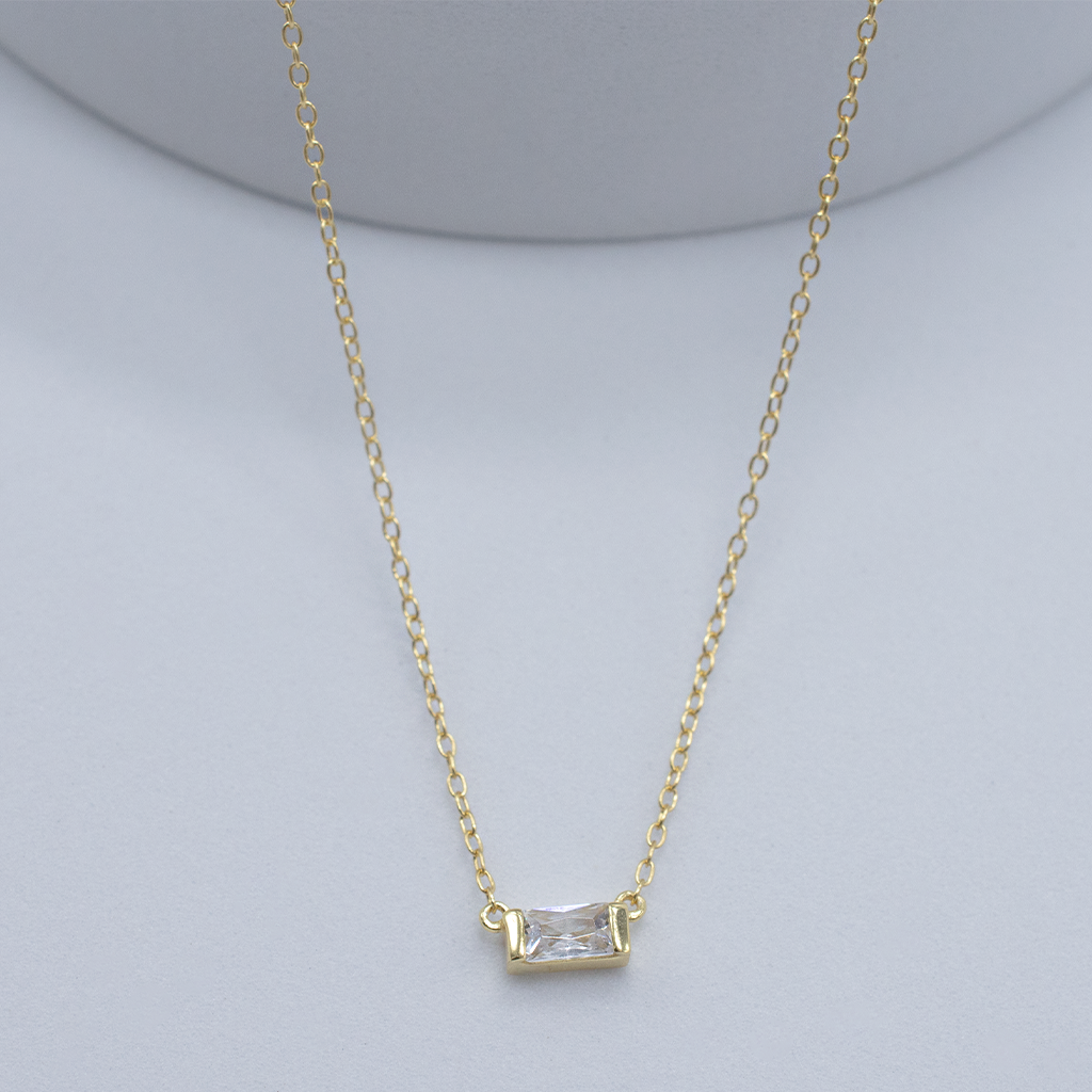 I Baguette Your Pardon Necklace
