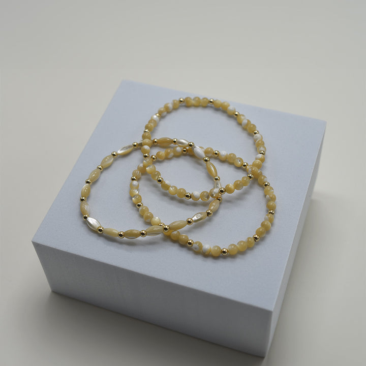 Little Bit of Sunshine Bracelet Stack