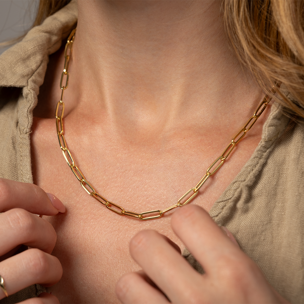 14k Gold | Musha Link Necklace