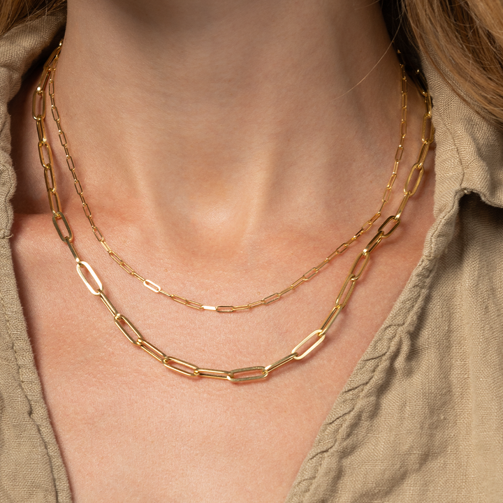 14k Gold | Musha Link Necklace