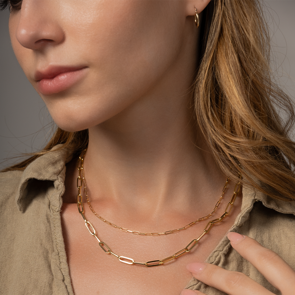 14k Gold | Musha Link Necklace