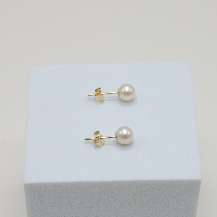 14k Gold | Paradise Pearl Studs