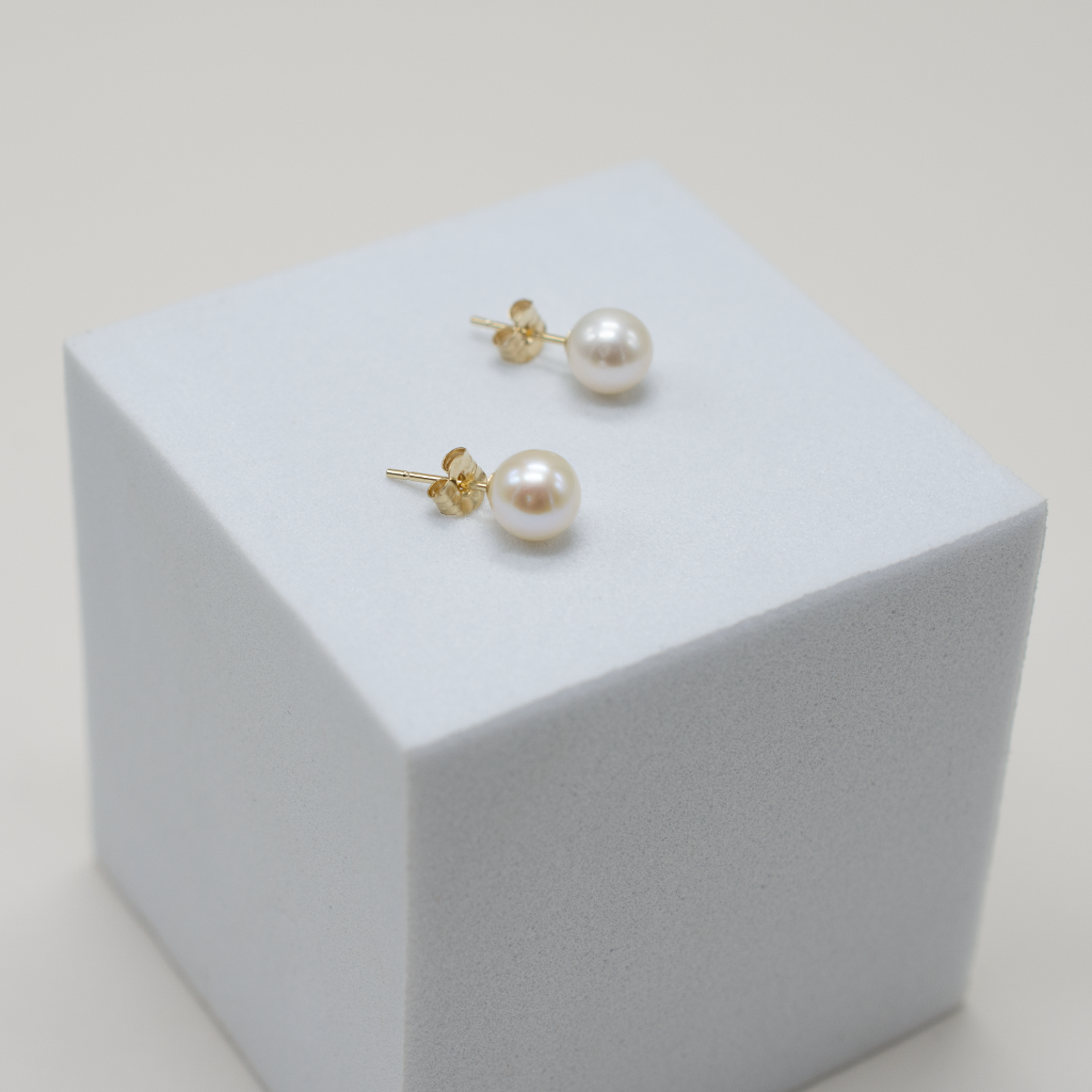 14k Gold | Paradise Pearl Studs