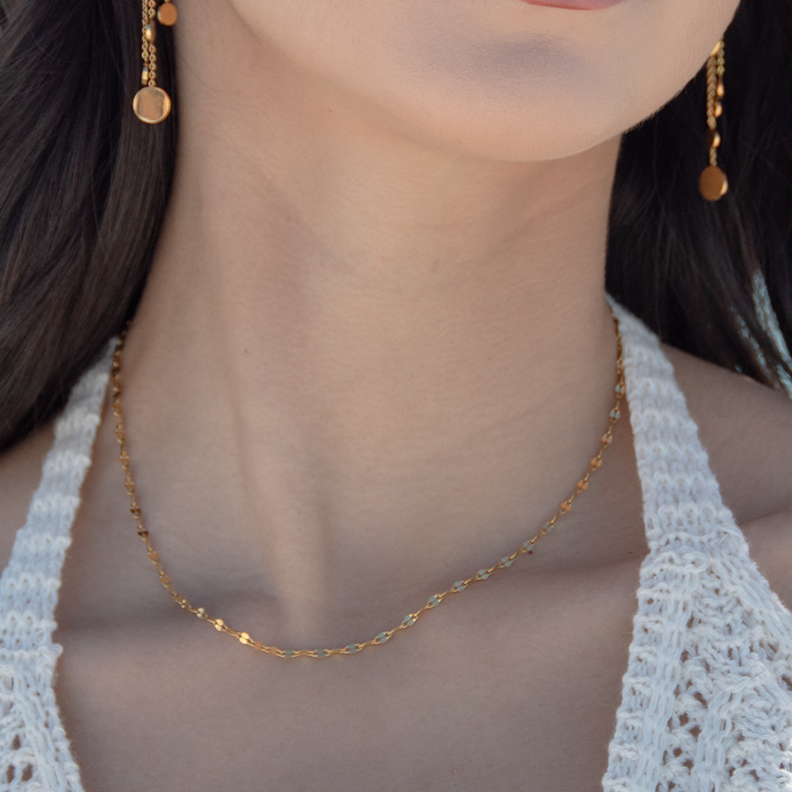 Ribbon In The Sky Necklace