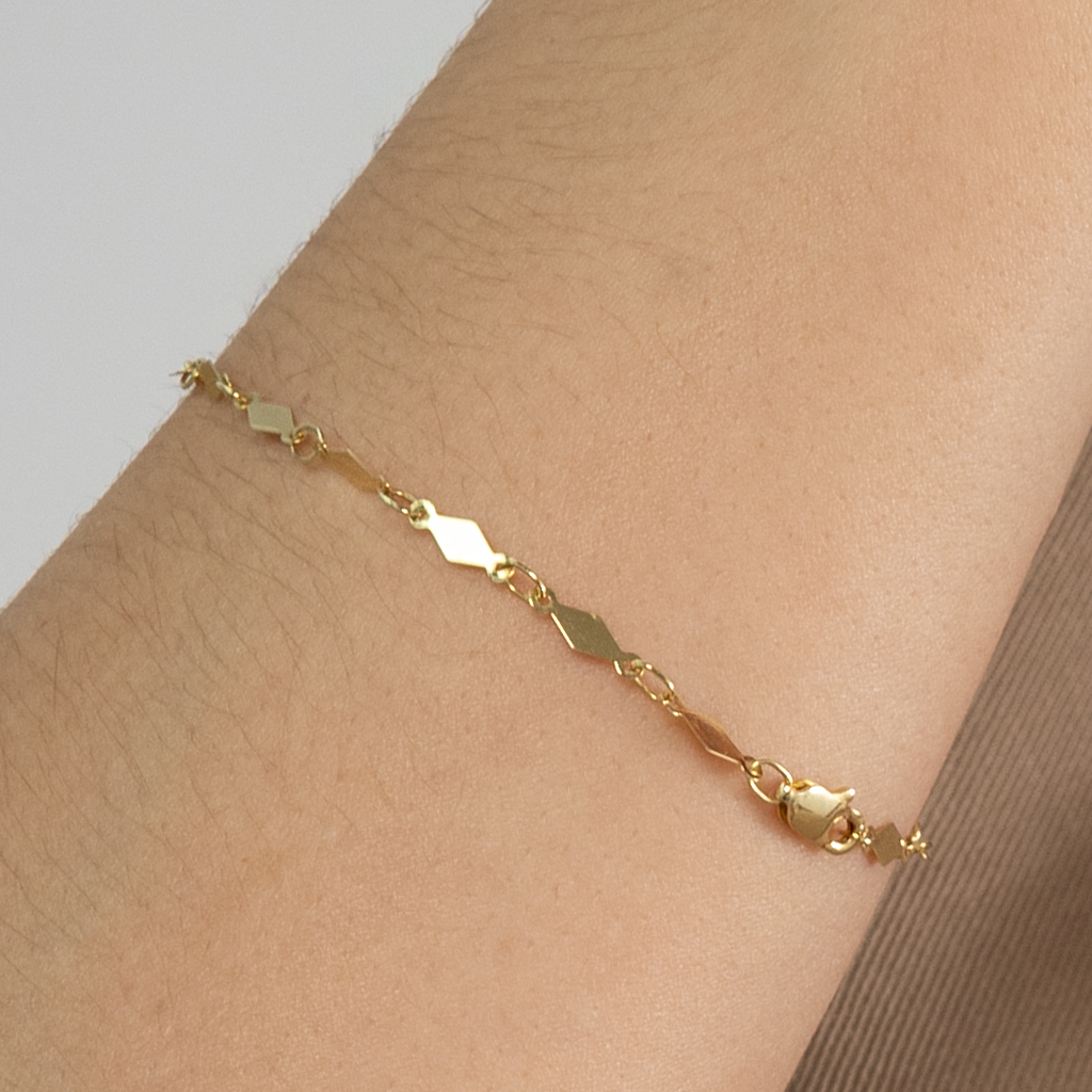 14k Gold | Ribbon In The Sky Bracelet