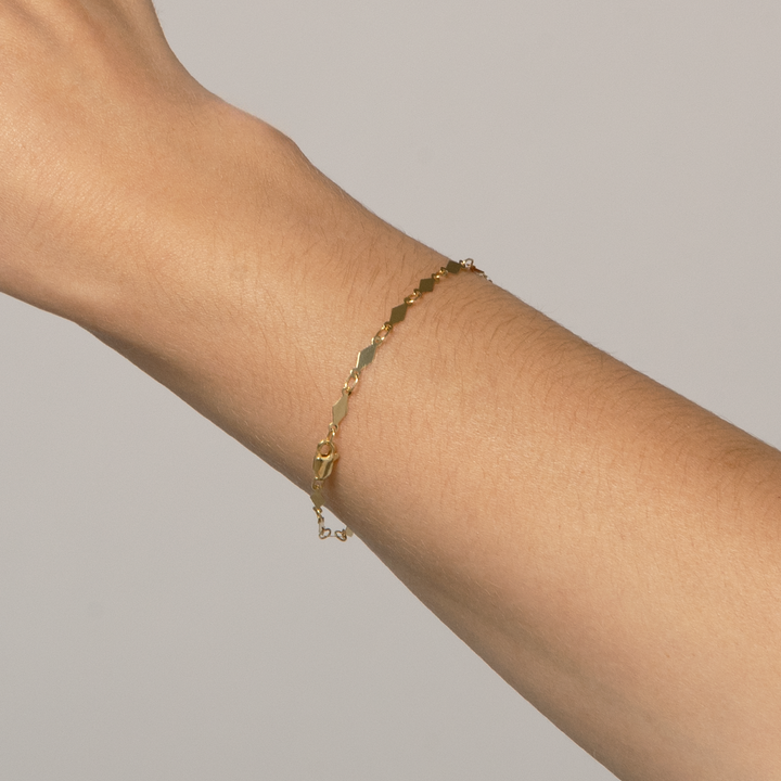 14k Gold | Ribbon In The Sky Bracelet