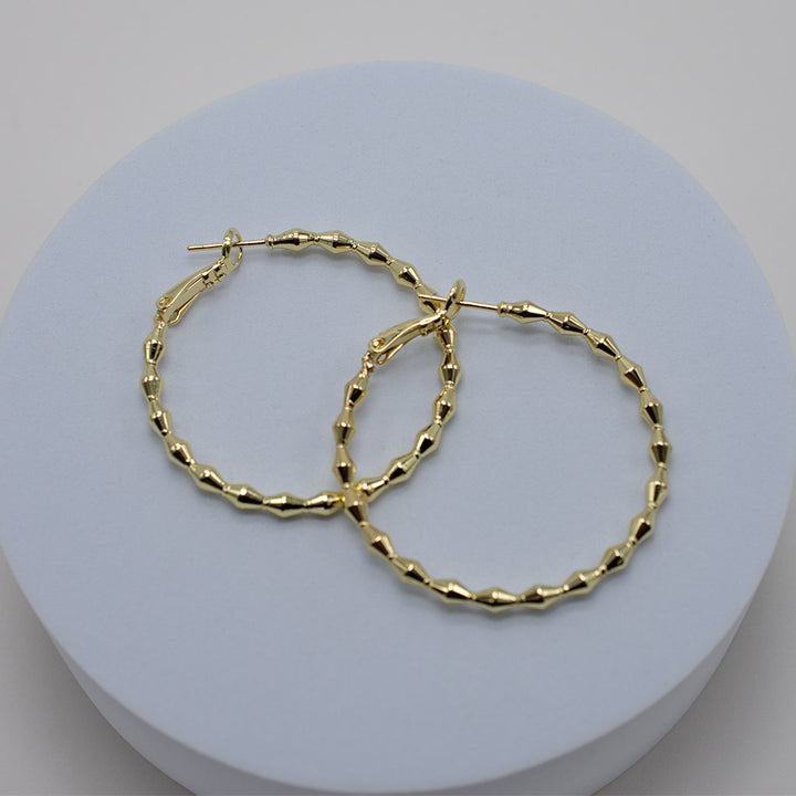 Beaded Hoops