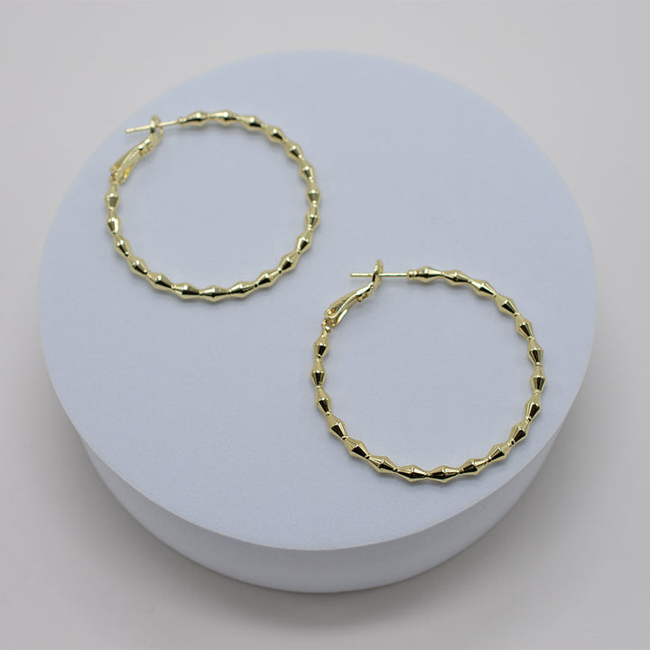 Beaded Hoops