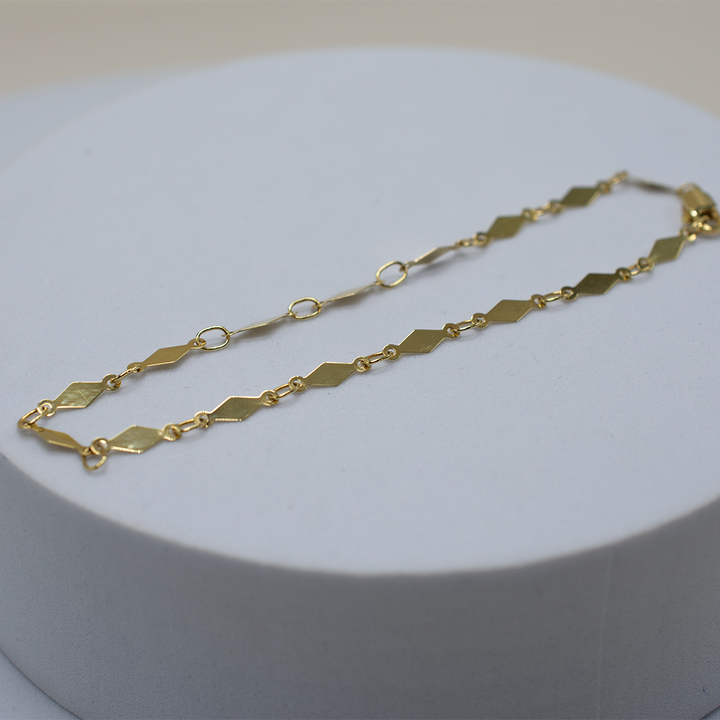 14k Gold | Ribbon In The Sky Bracelet
