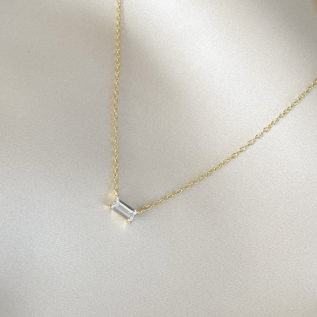 I Baguette Your Pardon Necklace
