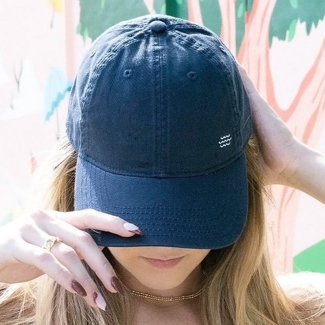 Splash Waves Minimalist Ball Cap