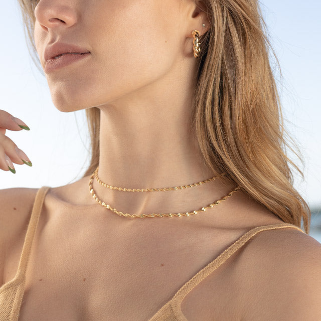 Twisted Elegance Hoops