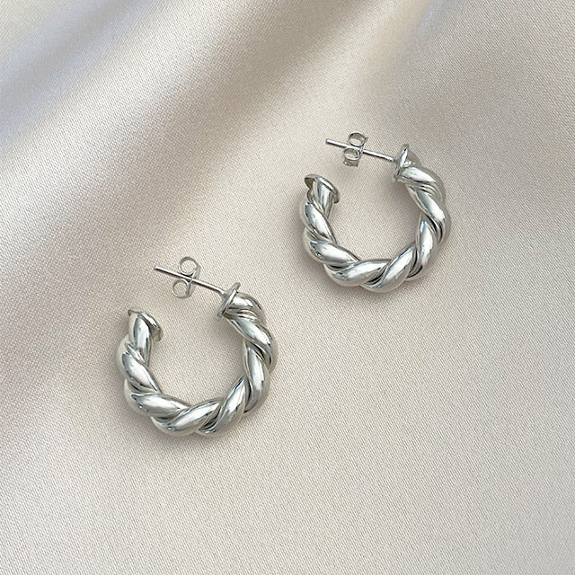 Twisted Elegance Hoops