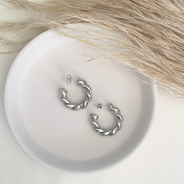 Twisted Elegance Hoops