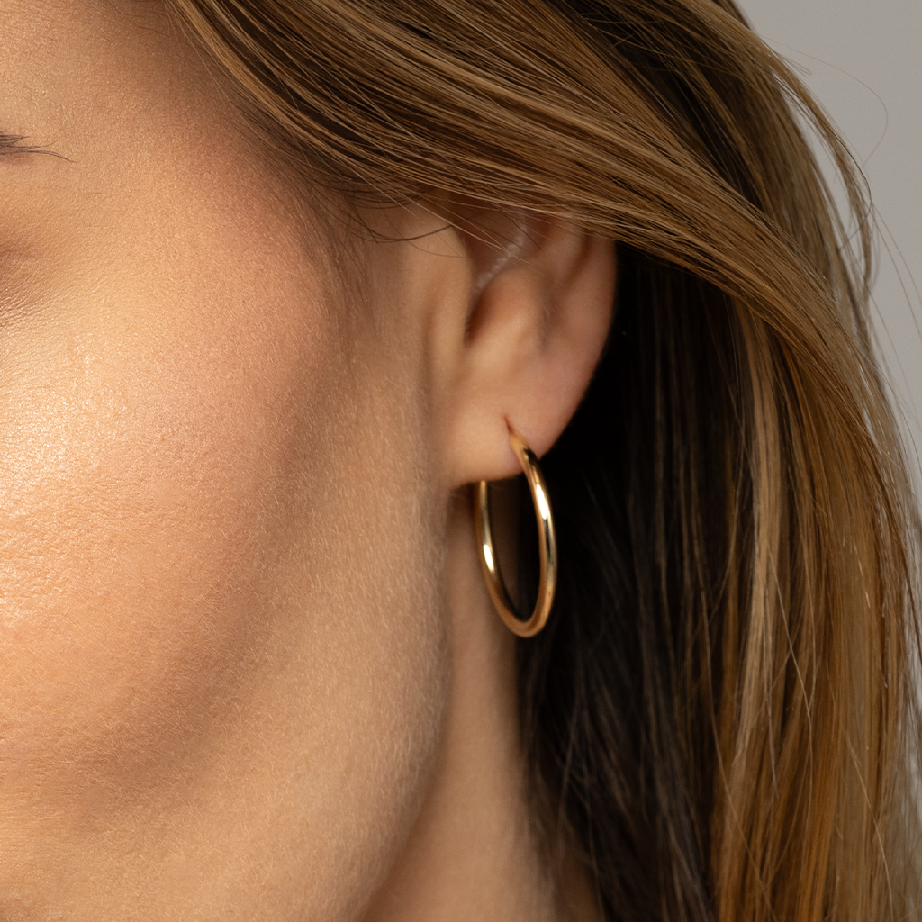 14k Gold | Endless Love Hoops