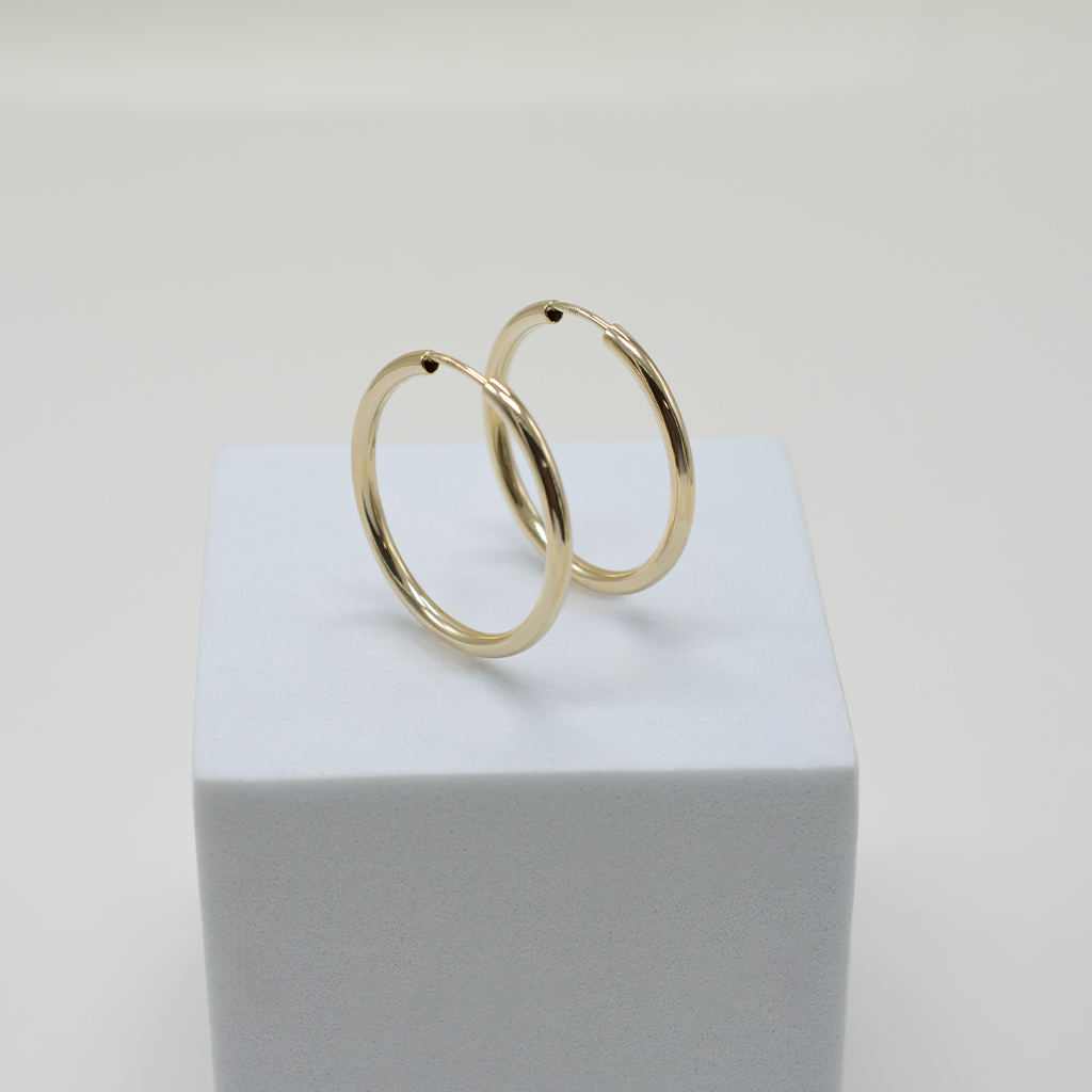 14k Gold | Endless Love Hoops