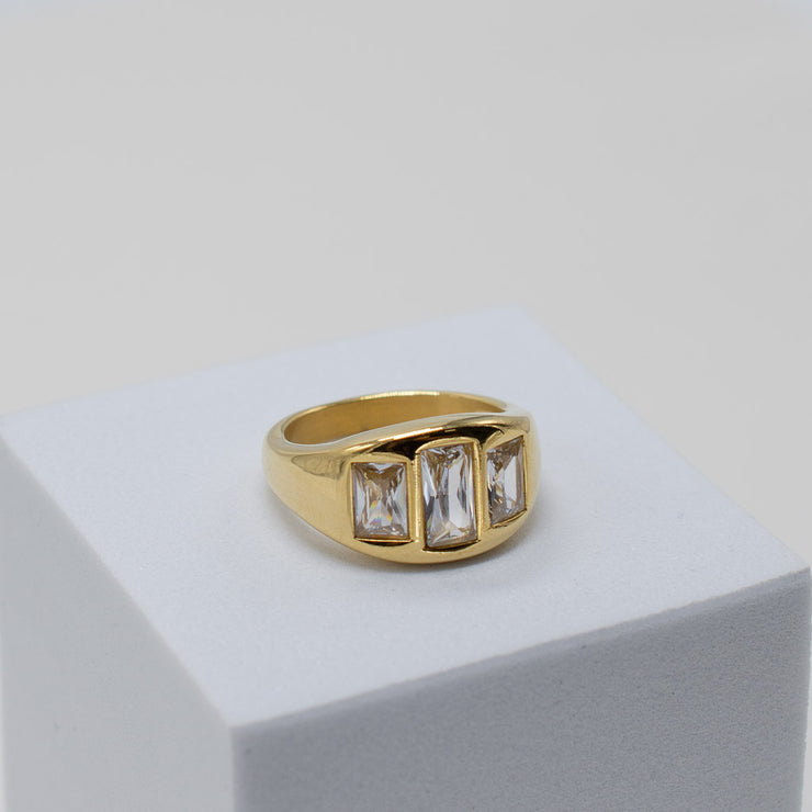SAMPLE SALE Triple Hallow Ring