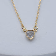 SAMPLE SALE Heart Necklace