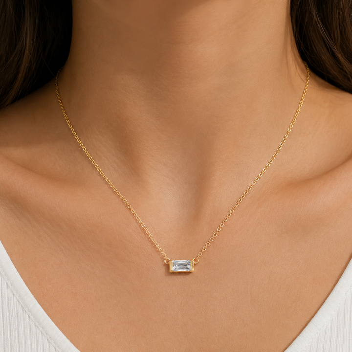 I Baguette Your Pardon Necklace