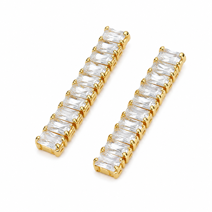 I Baguette Your Pardon Dangle Earrings