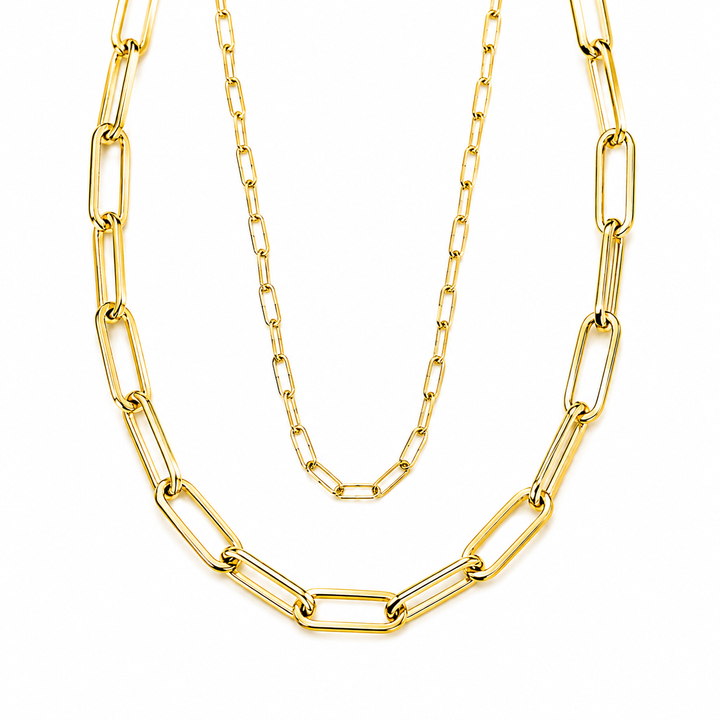 14k Gold | Musha Link Necklace
