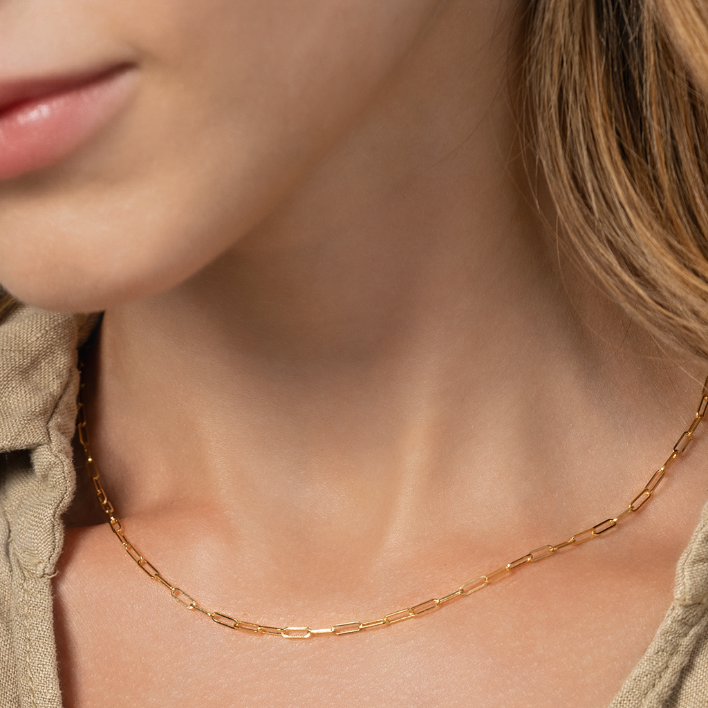 14k Gold | Musha Link Necklace