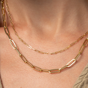 14k Gold | Musha Link Necklace