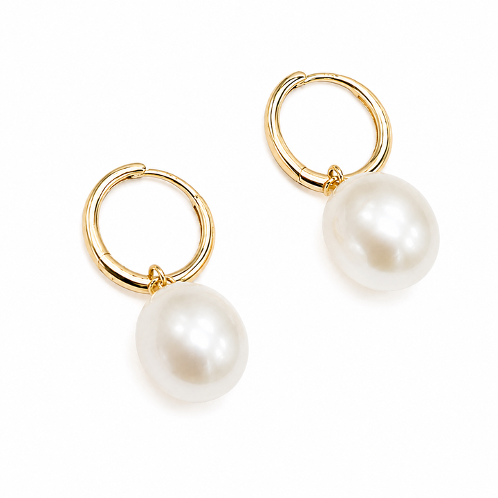 14k Gold | Paradise Huggie Hoops
