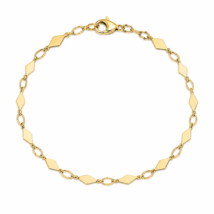 14k Gold | Ribbon In The Sky Bracelet