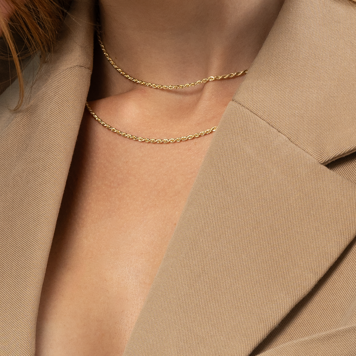 14k Gold | Velvet Rope Necklace