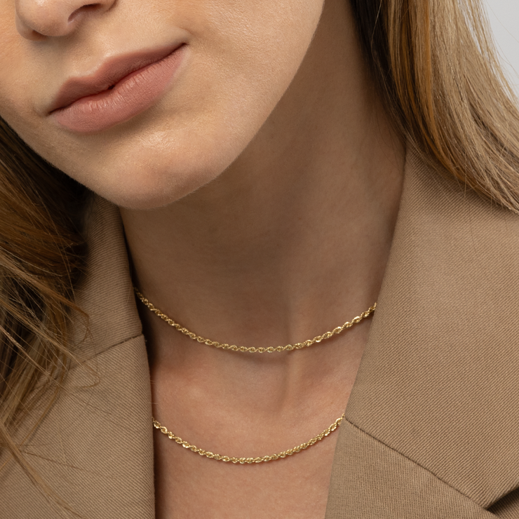 14k Gold | Velvet Rope Necklace