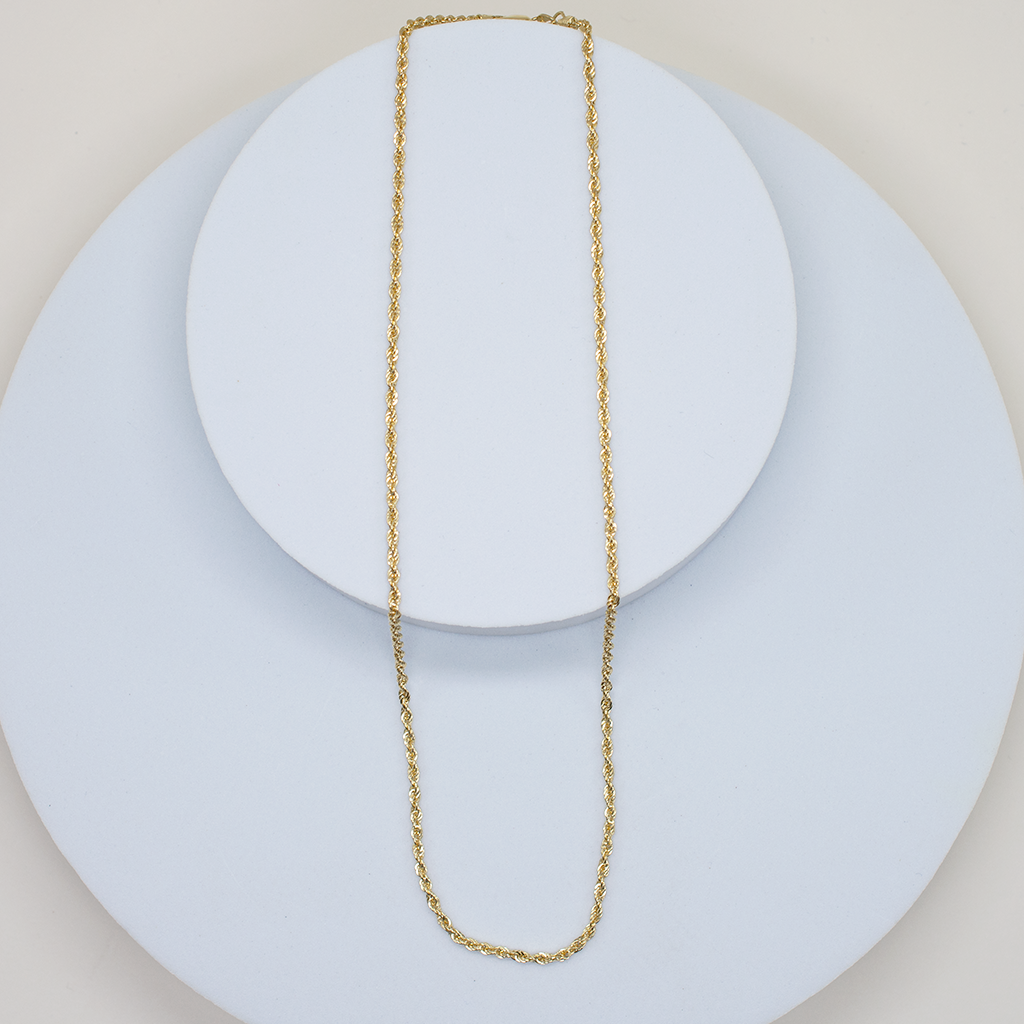 14k Gold | Velvet Rope Necklace