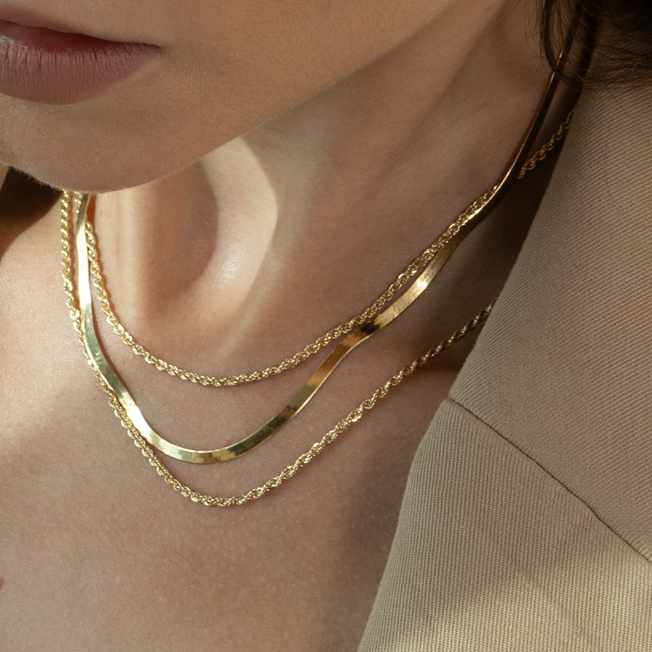 14k Gold | Velvet Rope Necklace