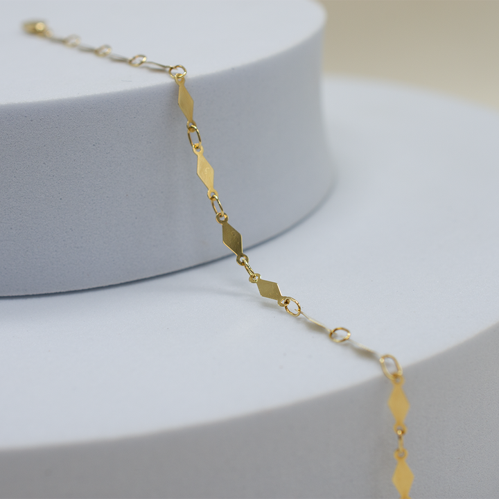 14k Gold | Ribbon In The Sky Bracelet